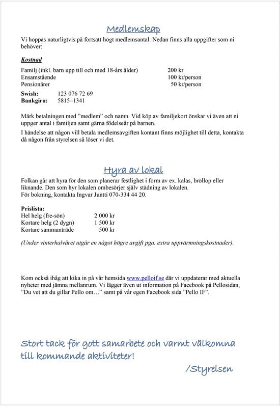Info